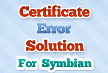 Certificate Error Solution